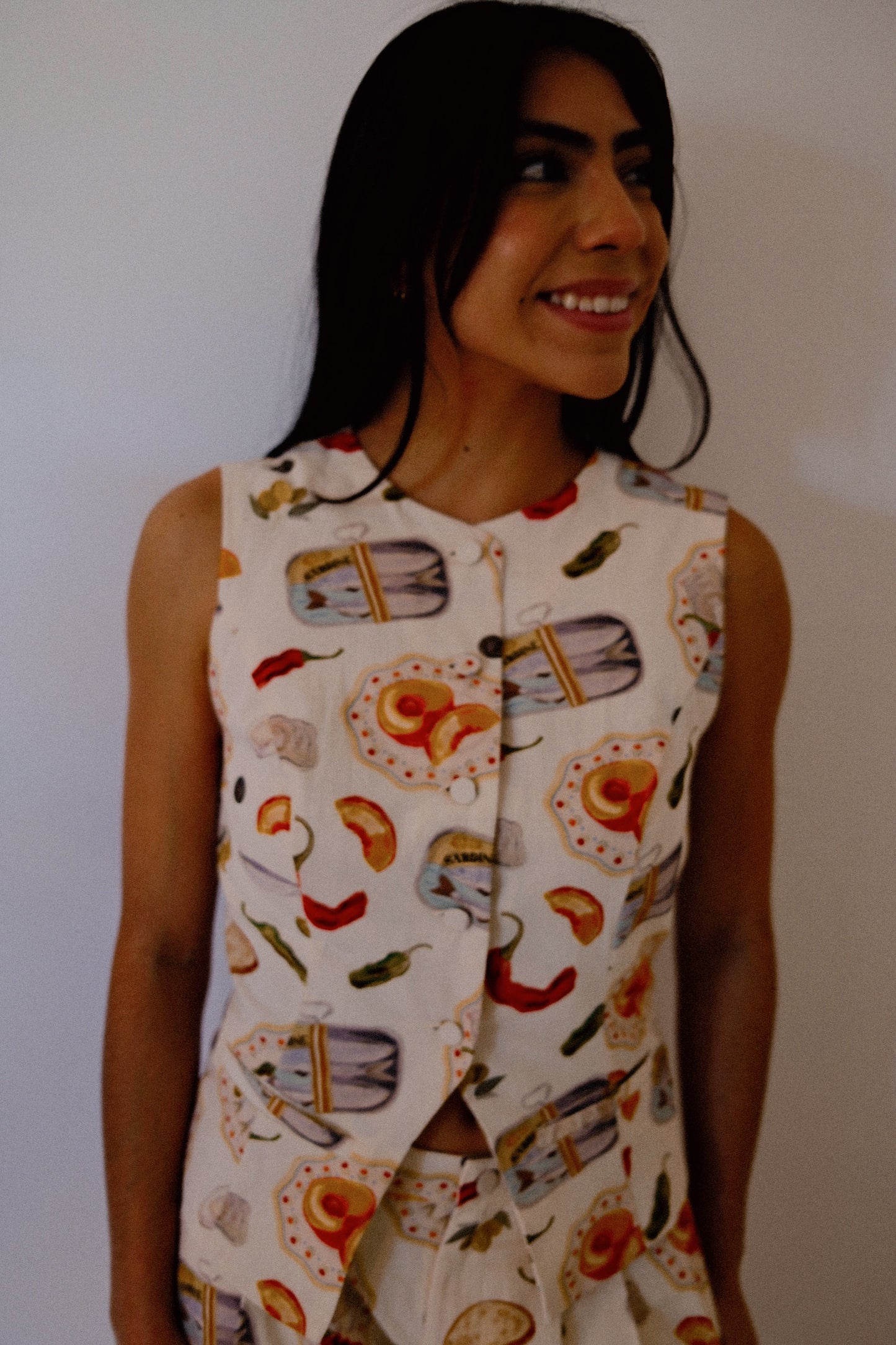 Girl Dinner Vest Top