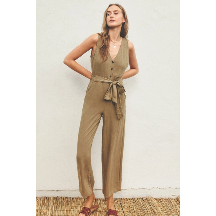 Always on Top Linen Jumpsuit