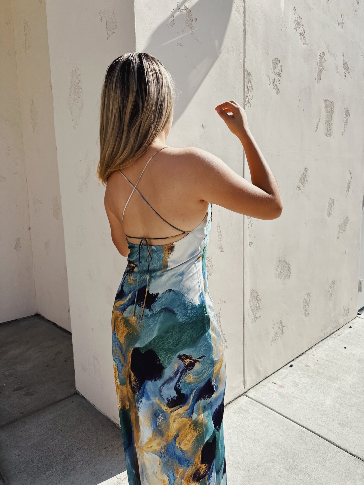 Teal Me More Midi Dress
