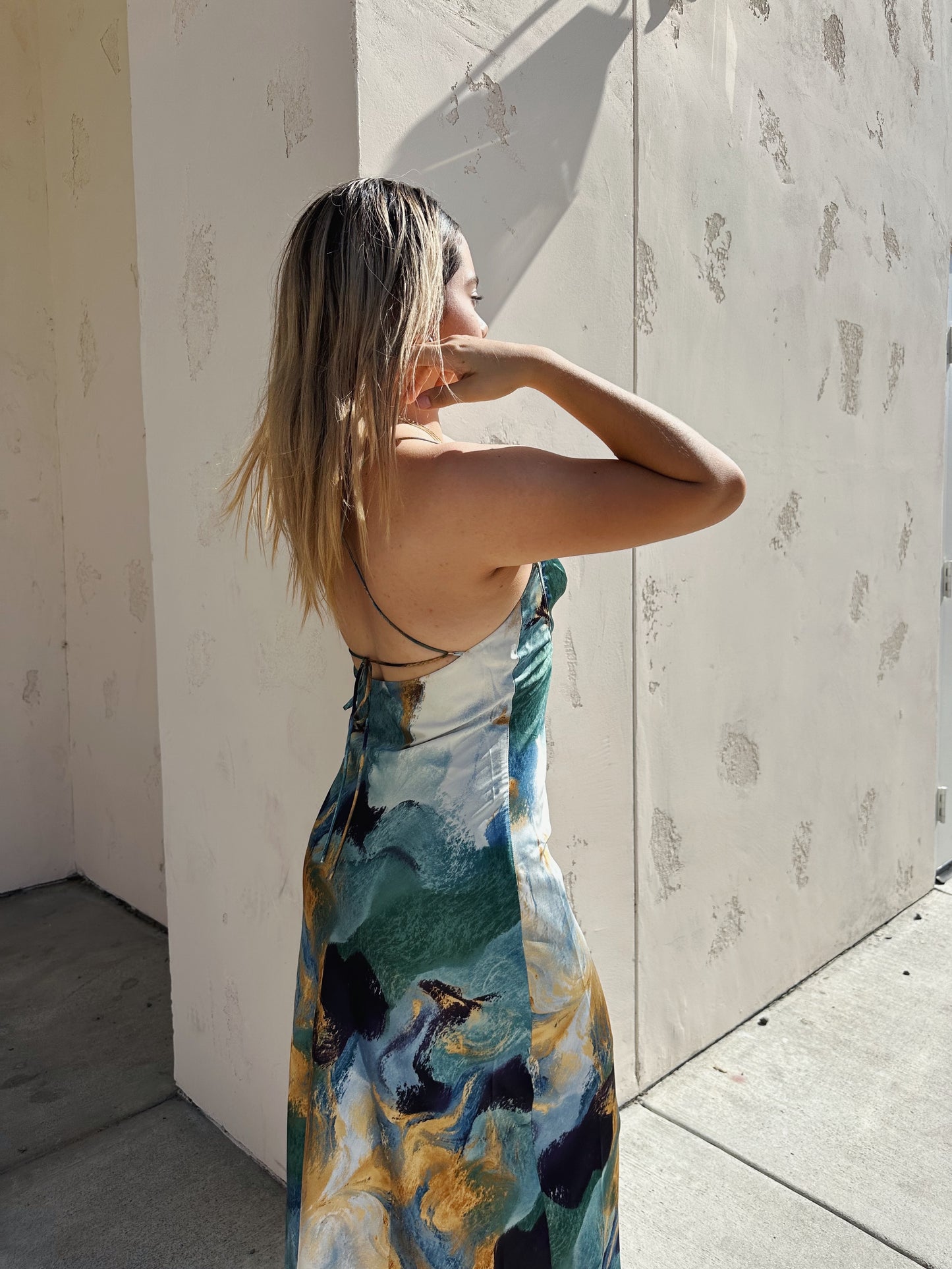 Teal Me More Midi Dress
