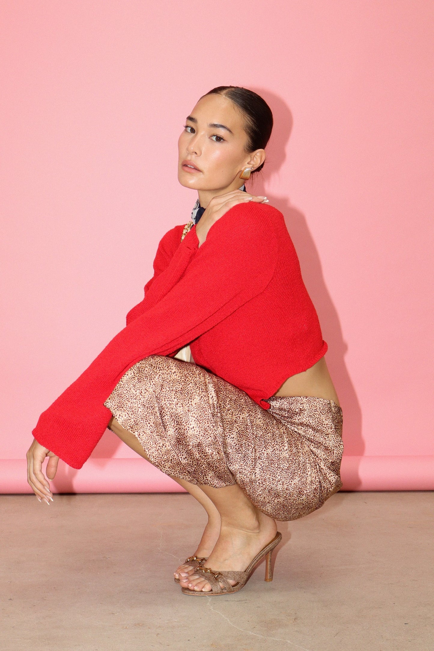 Cameo Satin Skirt