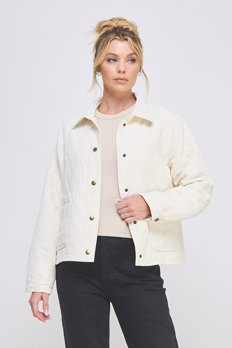 Sure Thing Quilted Jacket