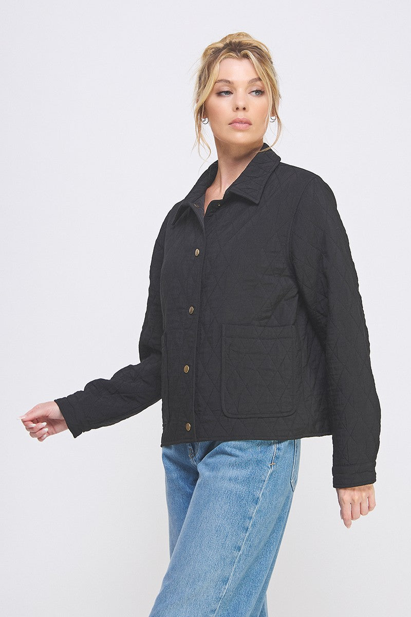 Sure Thing Quilted Jacket