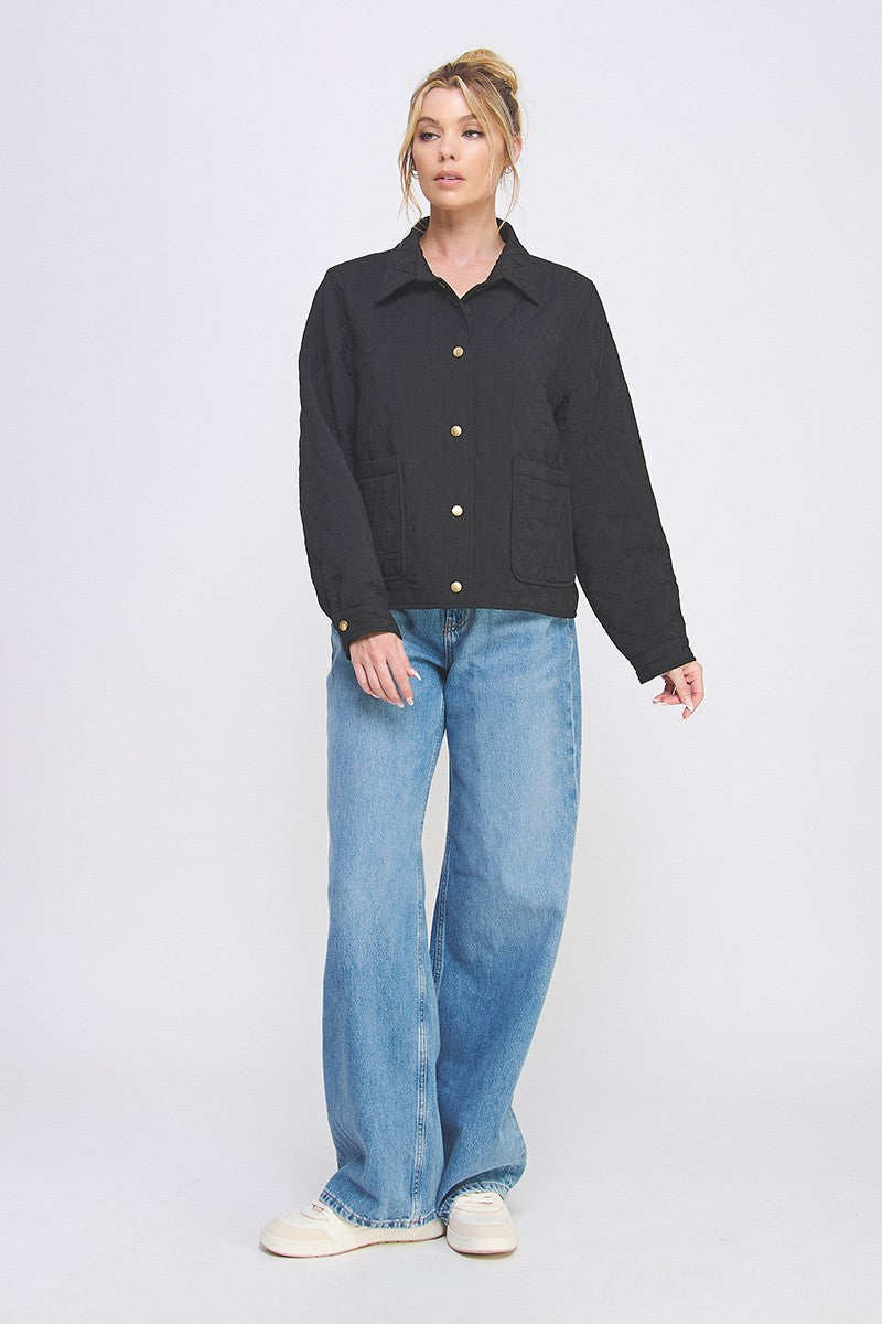 Sure Thing Quilted Jacket