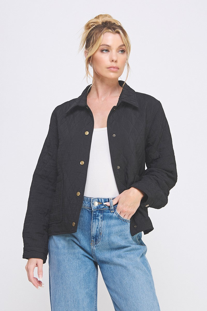Sure Thing Quilted Jacket