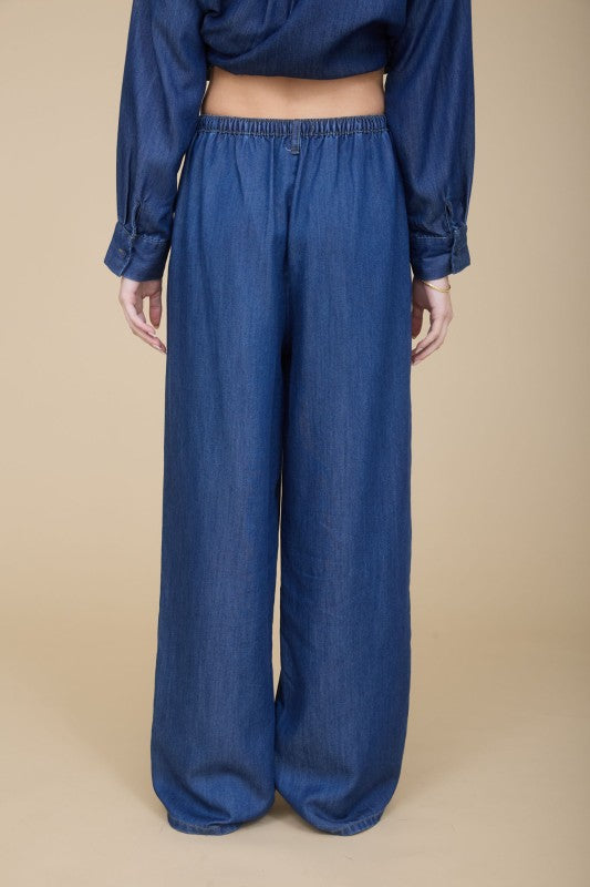 Harper Chambray Trousers