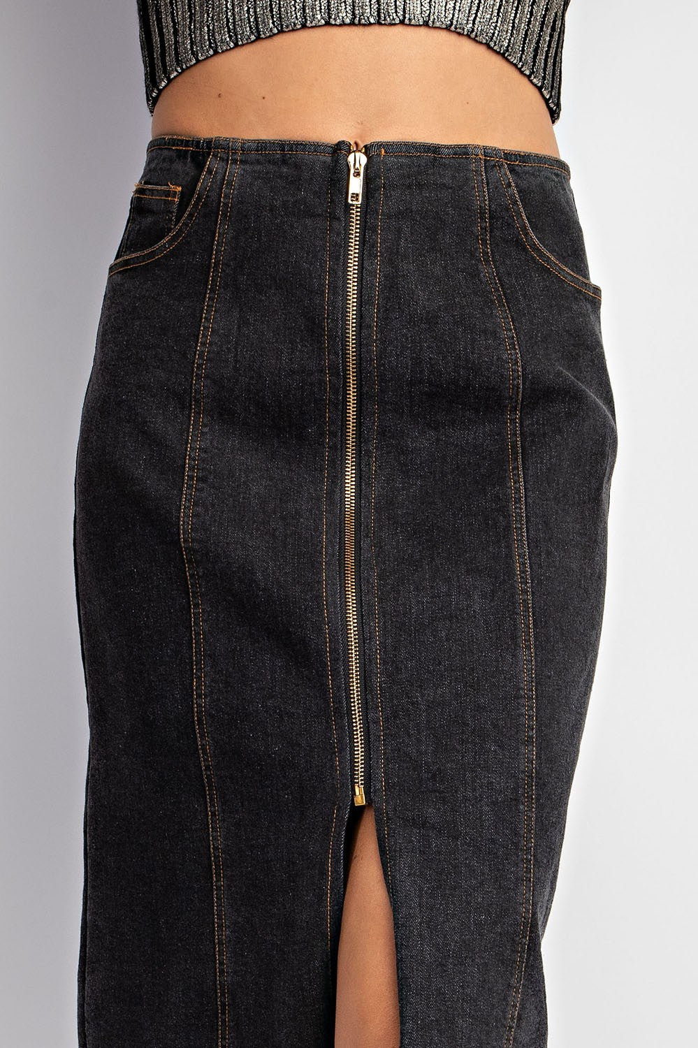 Denim Era Skirt