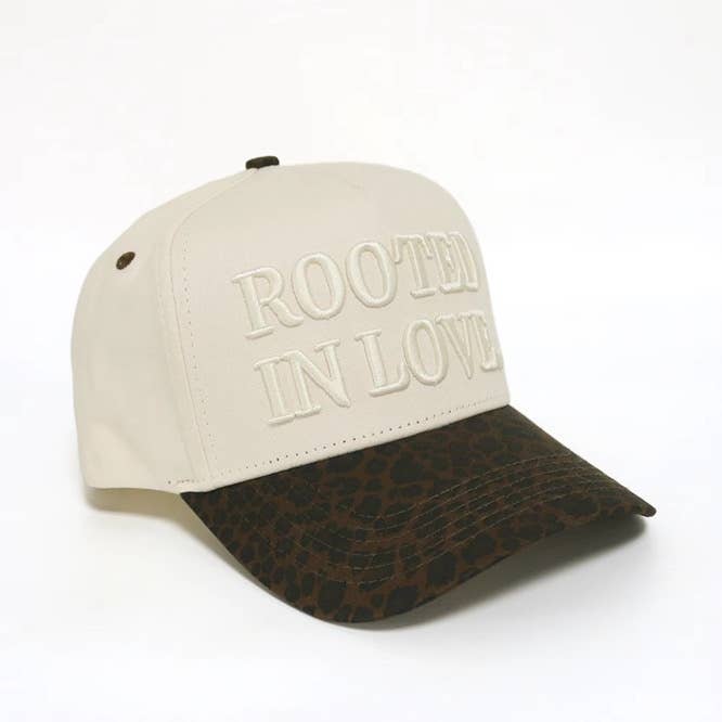 Leopard print Rooted In Love hat
