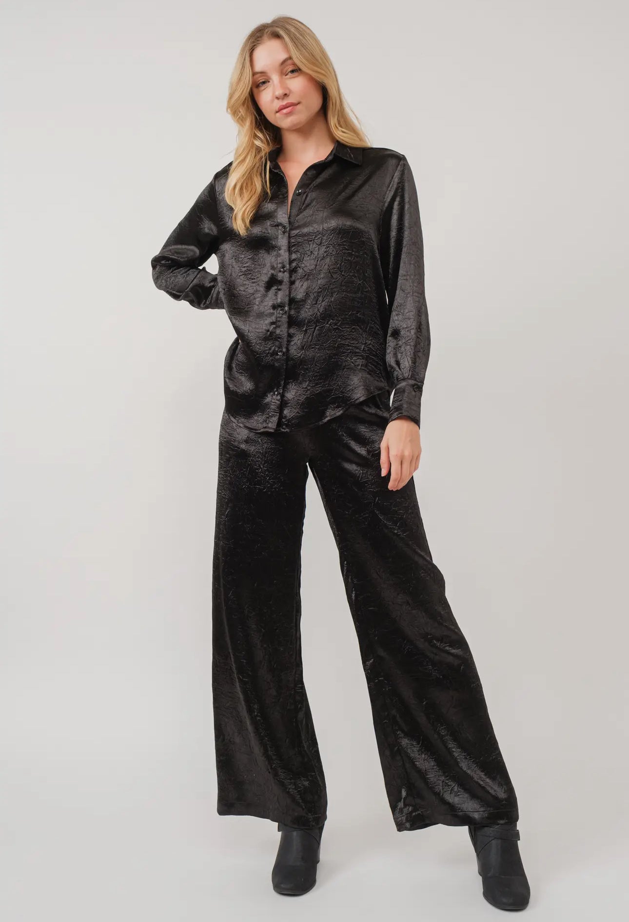 Last Call Satin Pants