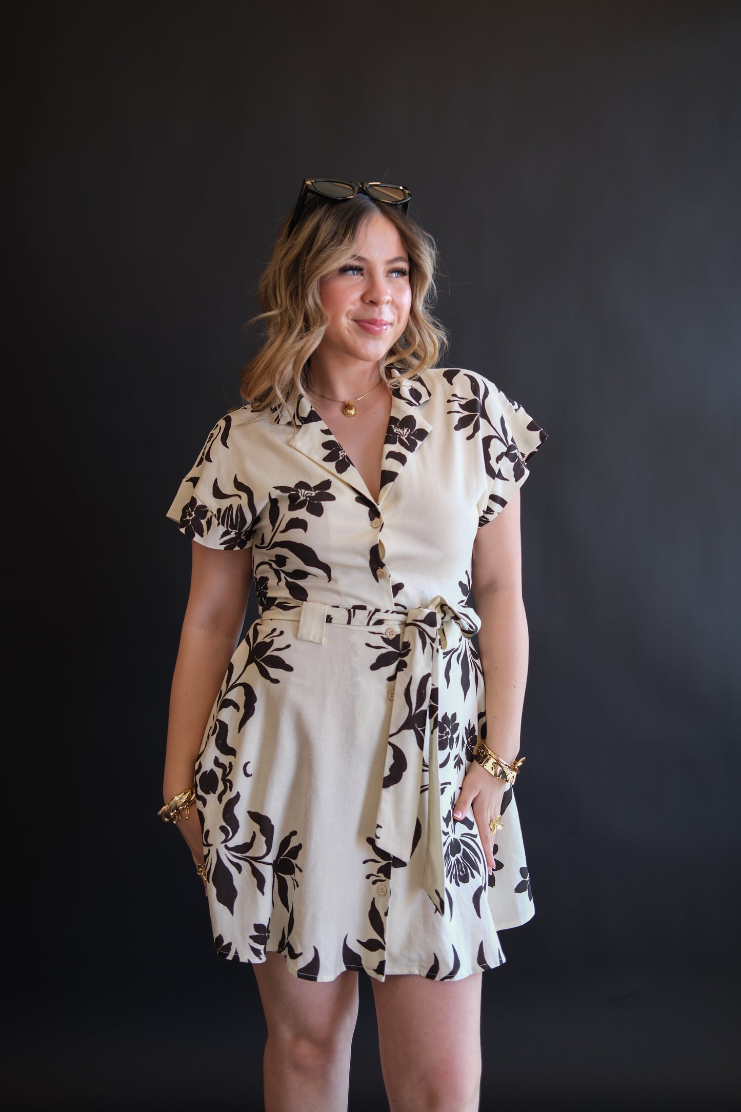 Veronica Linen Mini Dress