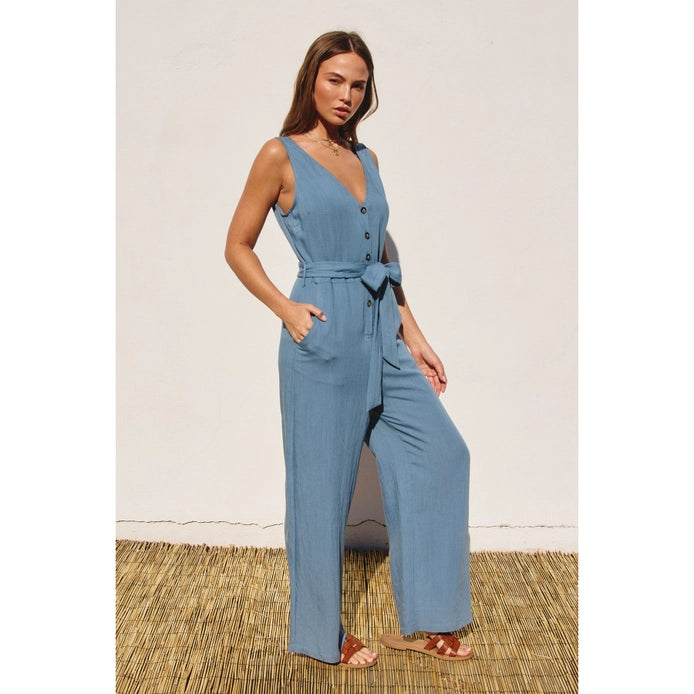 Always on Top Linen Jumpsuit