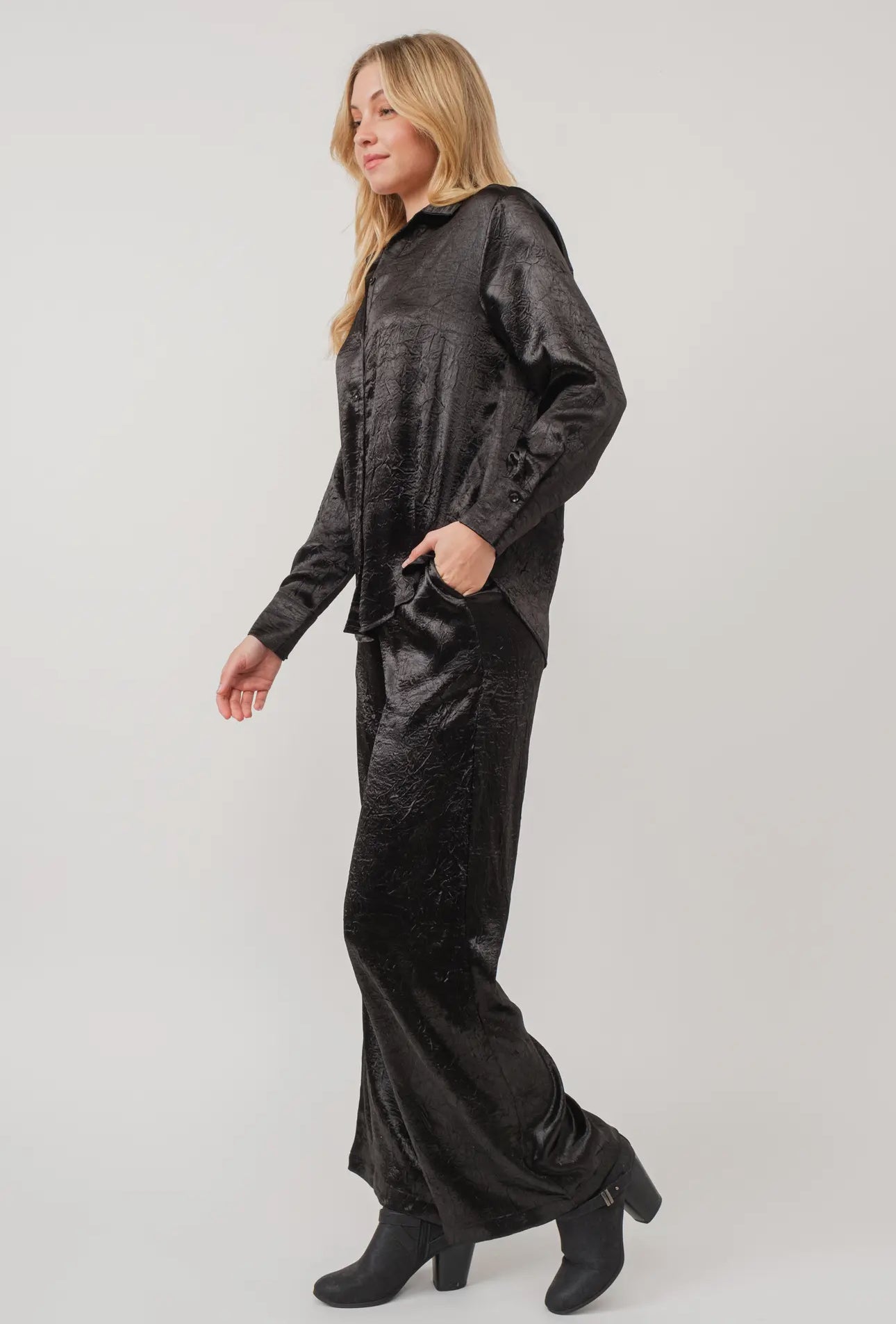 Last Call Satin Pants