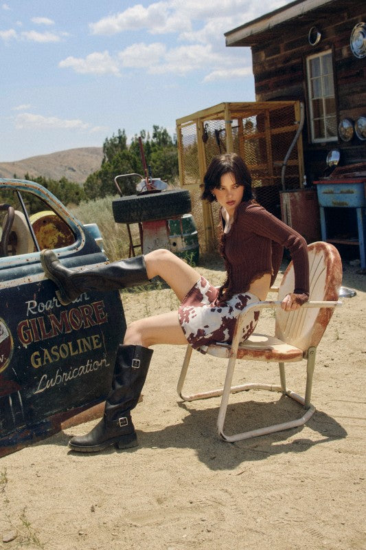 Sable Skies Mini Skirt