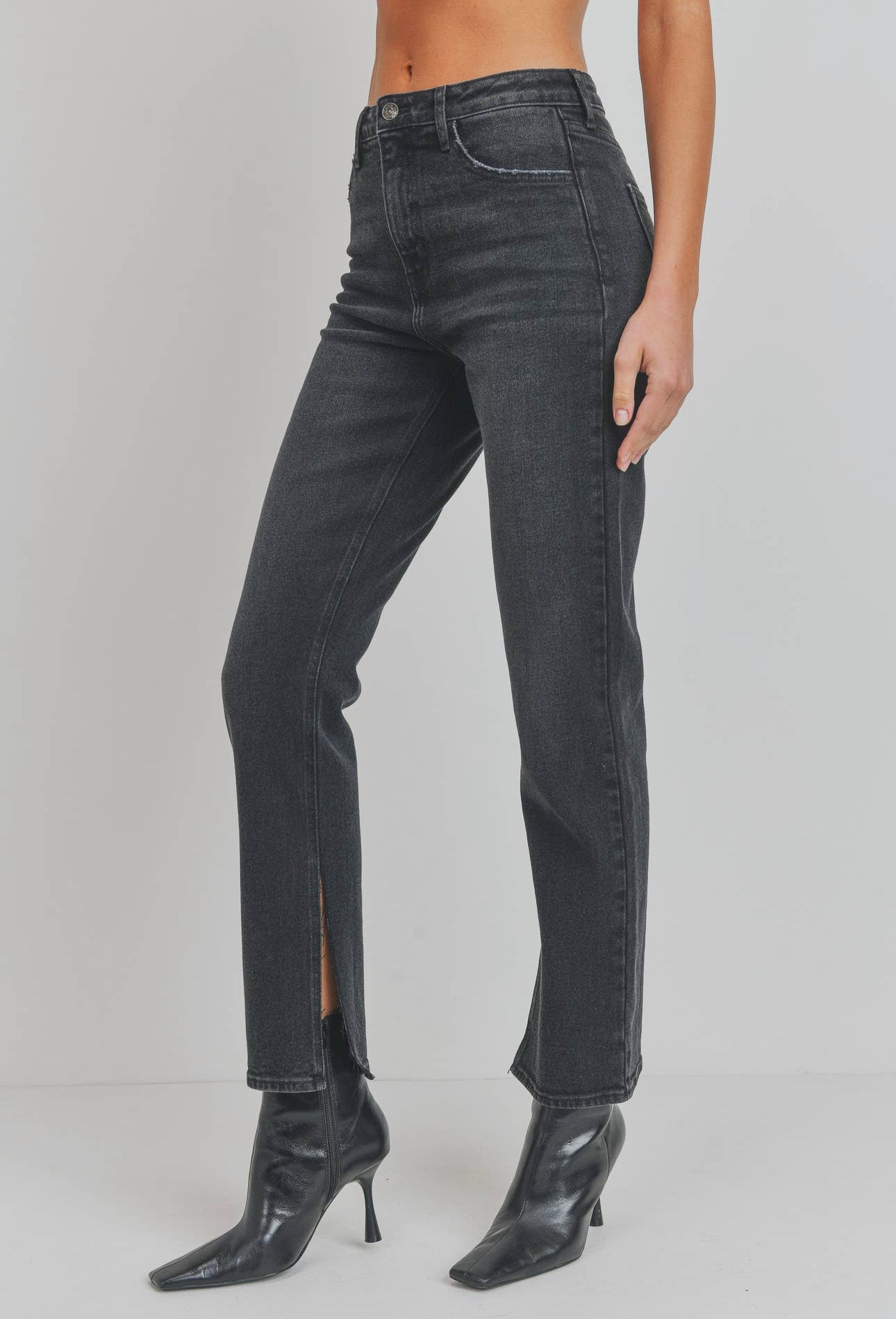Walk the Line Slim Straight Denim Jeans