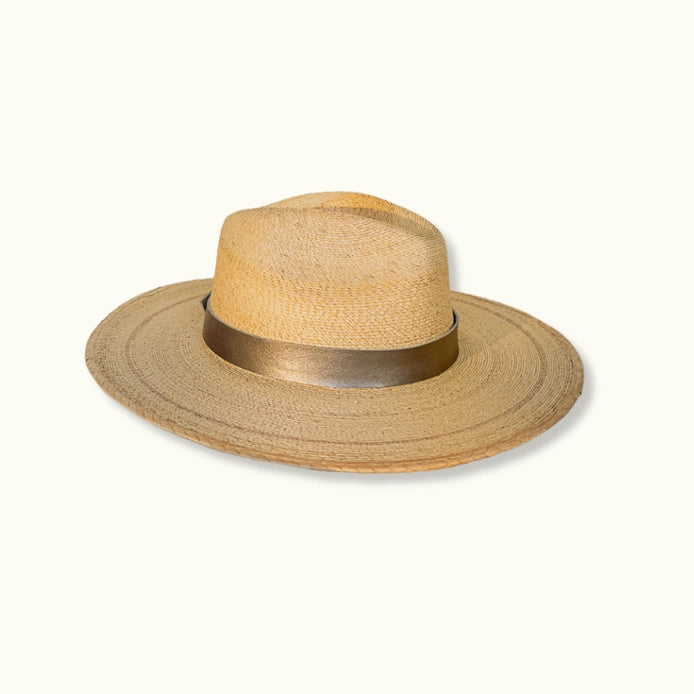 Metallic Leather Hat Band