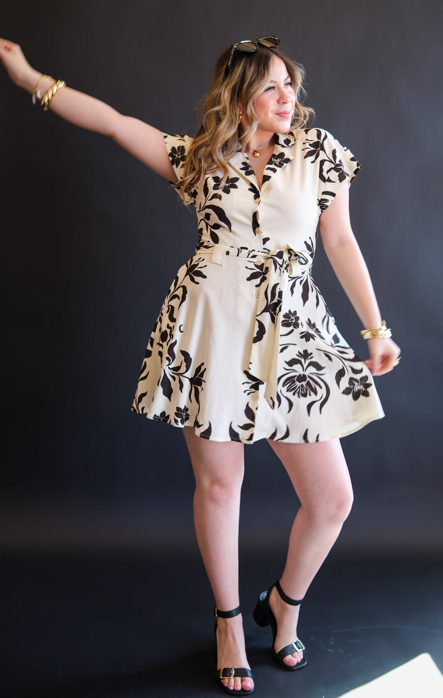 Veronica Linen Mini Dress