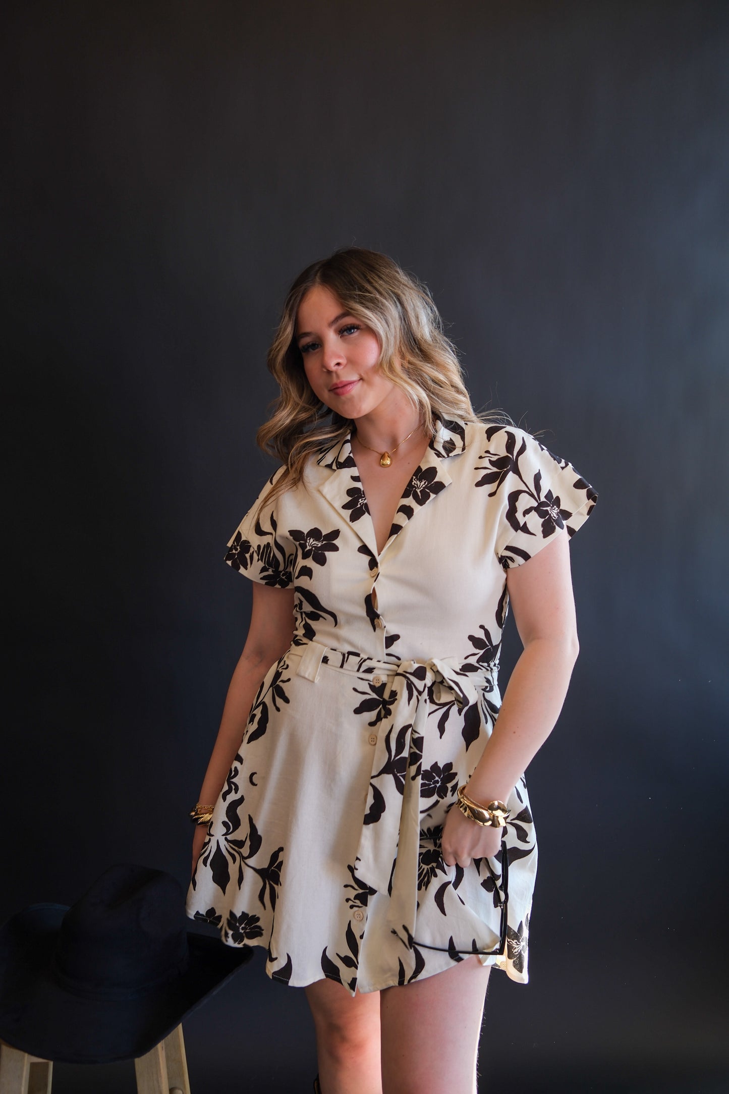 Veronica Linen Mini Dress