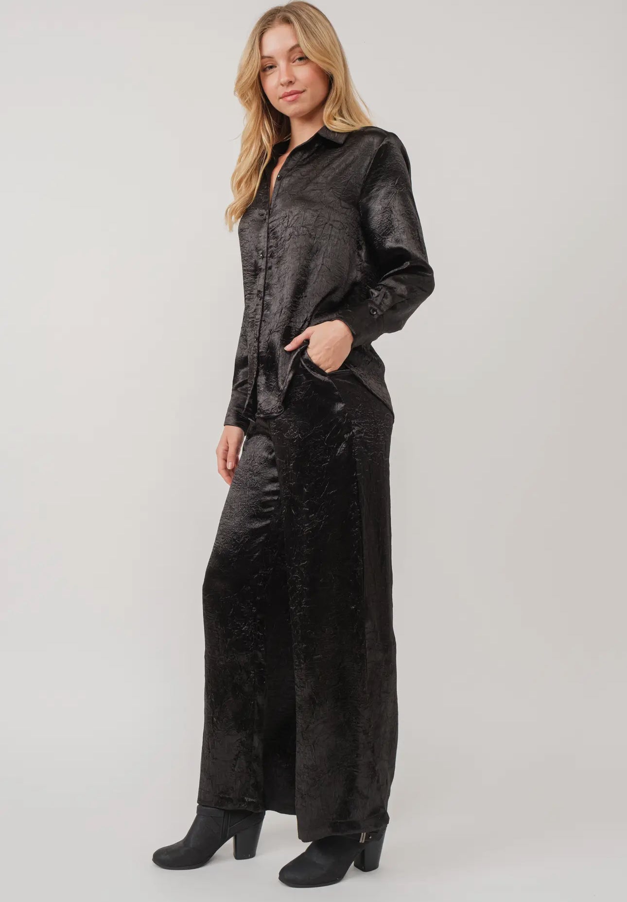 Last Call Satin Pants