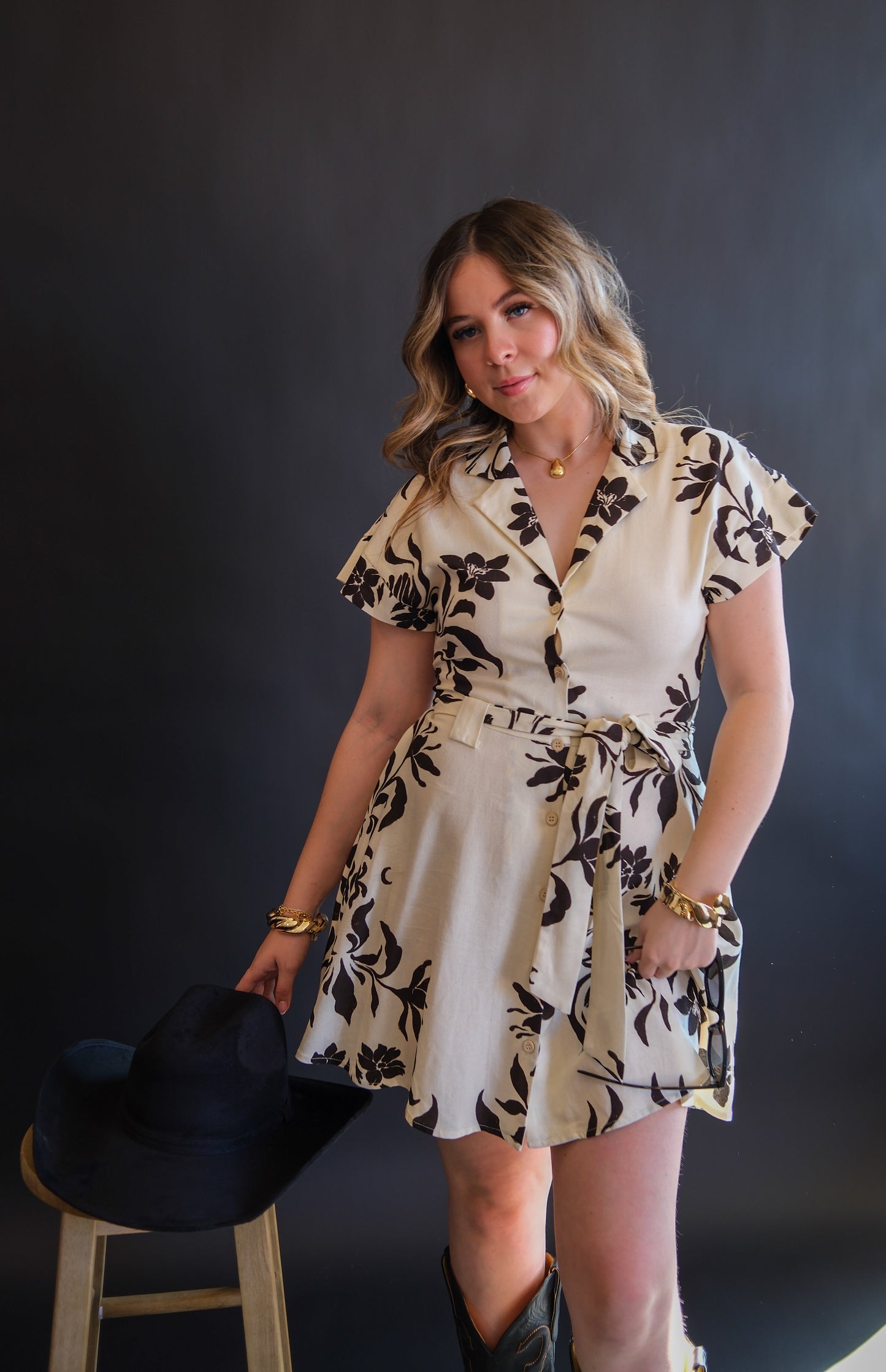 Veronica Linen Mini Dress