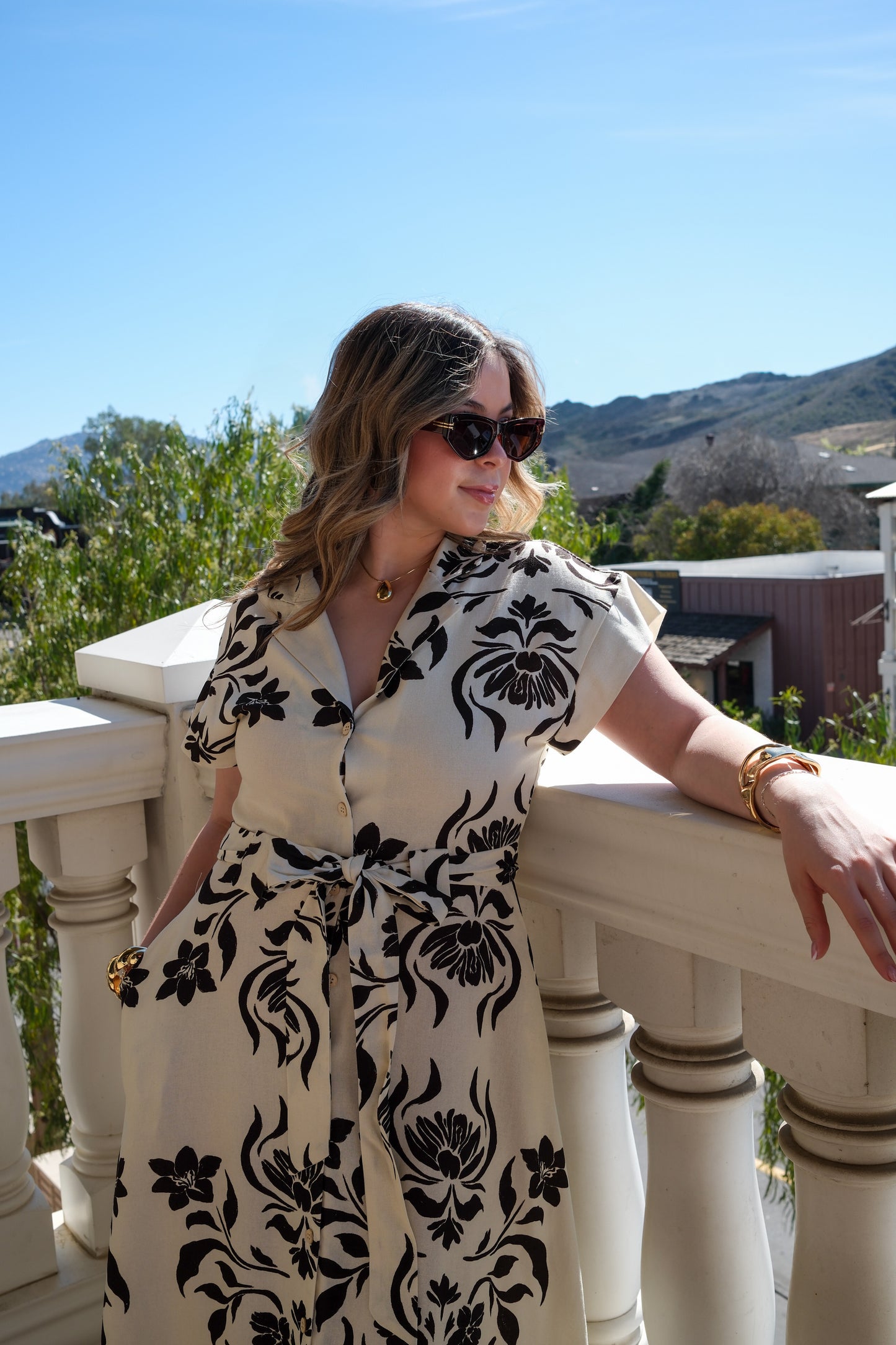 Veronica Linen Maxi Dress