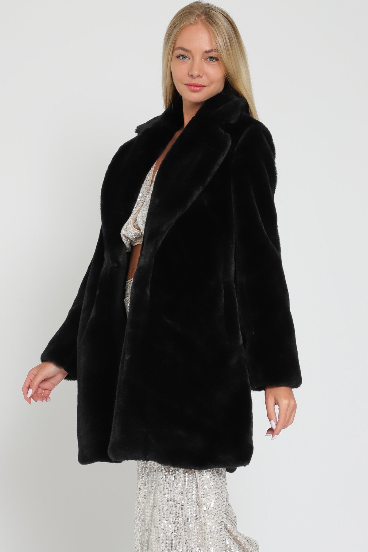 Jacqui Faux Fur Coat