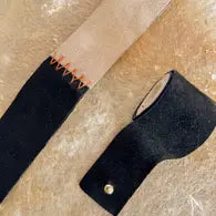 Colorblock Suede Hatband