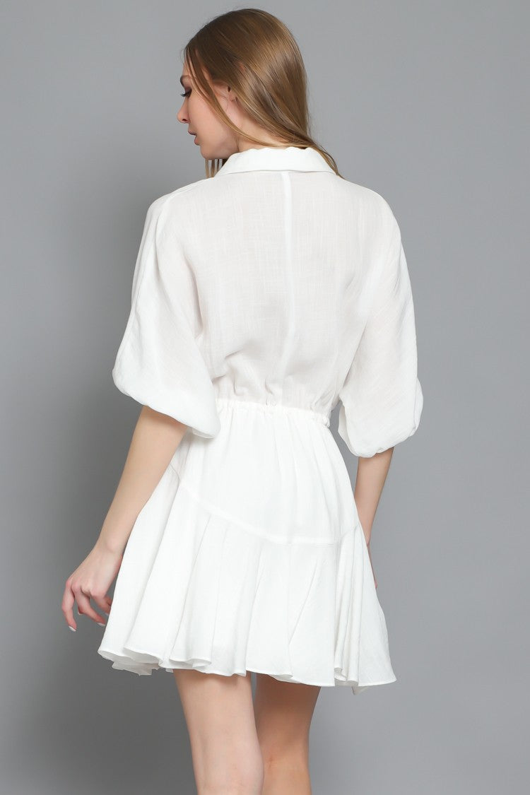 Acapulco Buttoned Down Shirt Dress