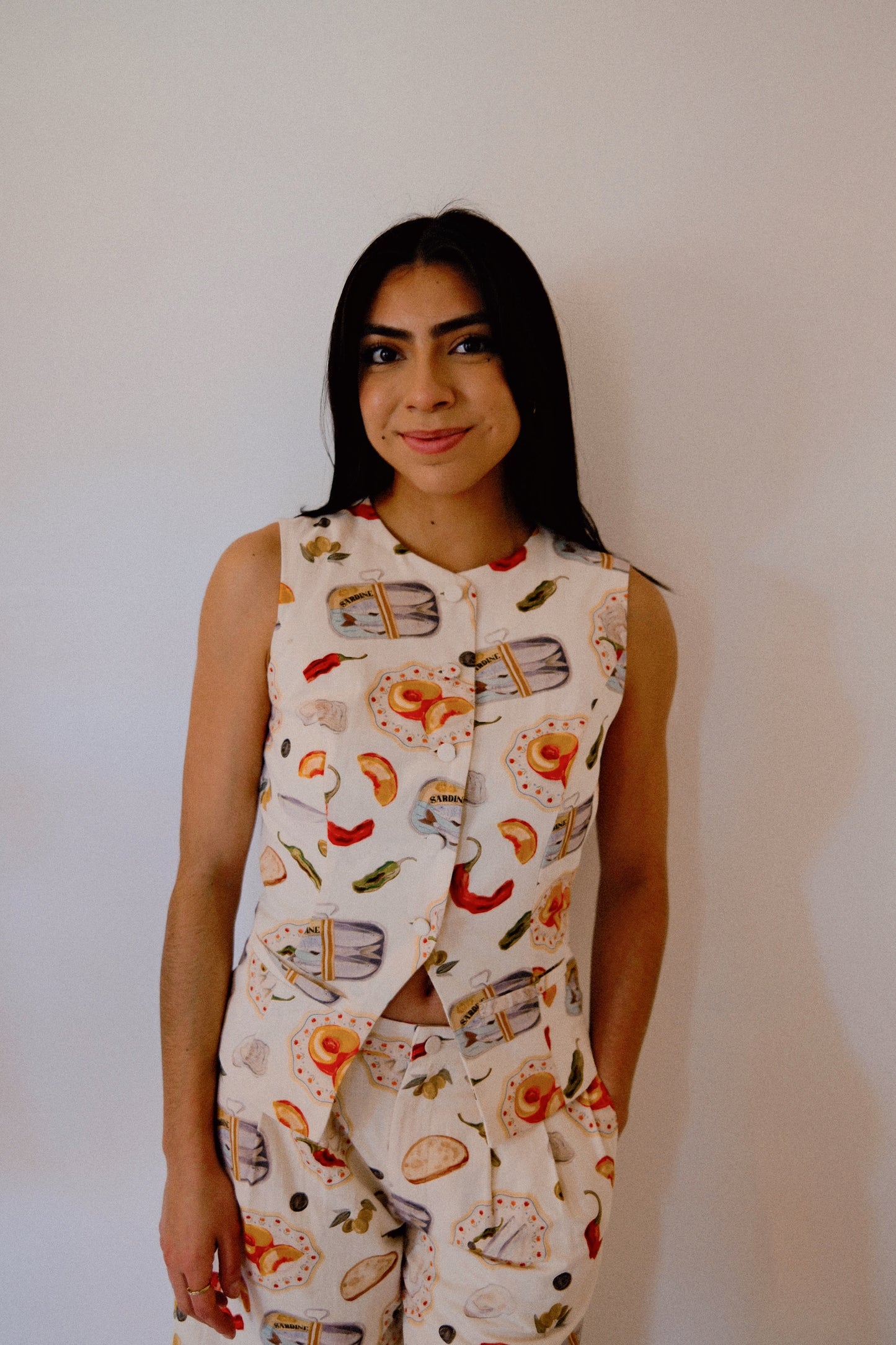 Girl Dinner Vest Top