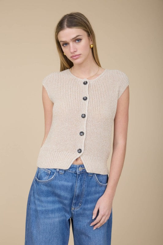 Marley Button Down Sweater Vest