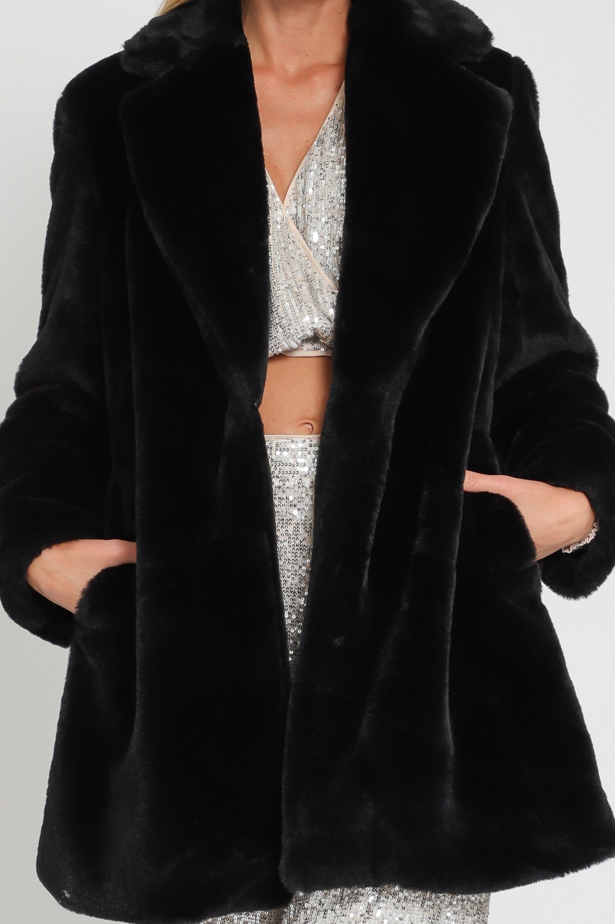 Jacqui Faux Fur Coat