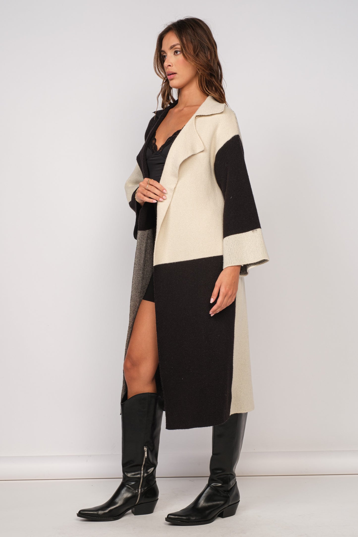 Check Up On It Long Cardigan