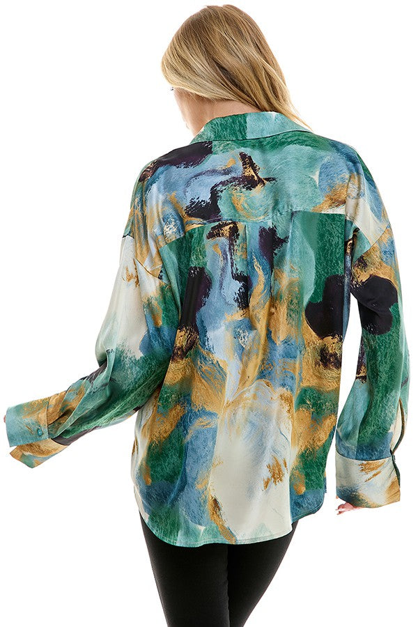 Rain on Me Oversized Shirt