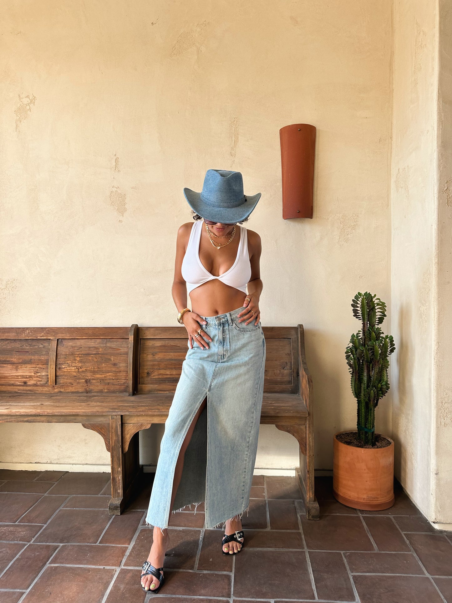 Dixie Denim Skirt