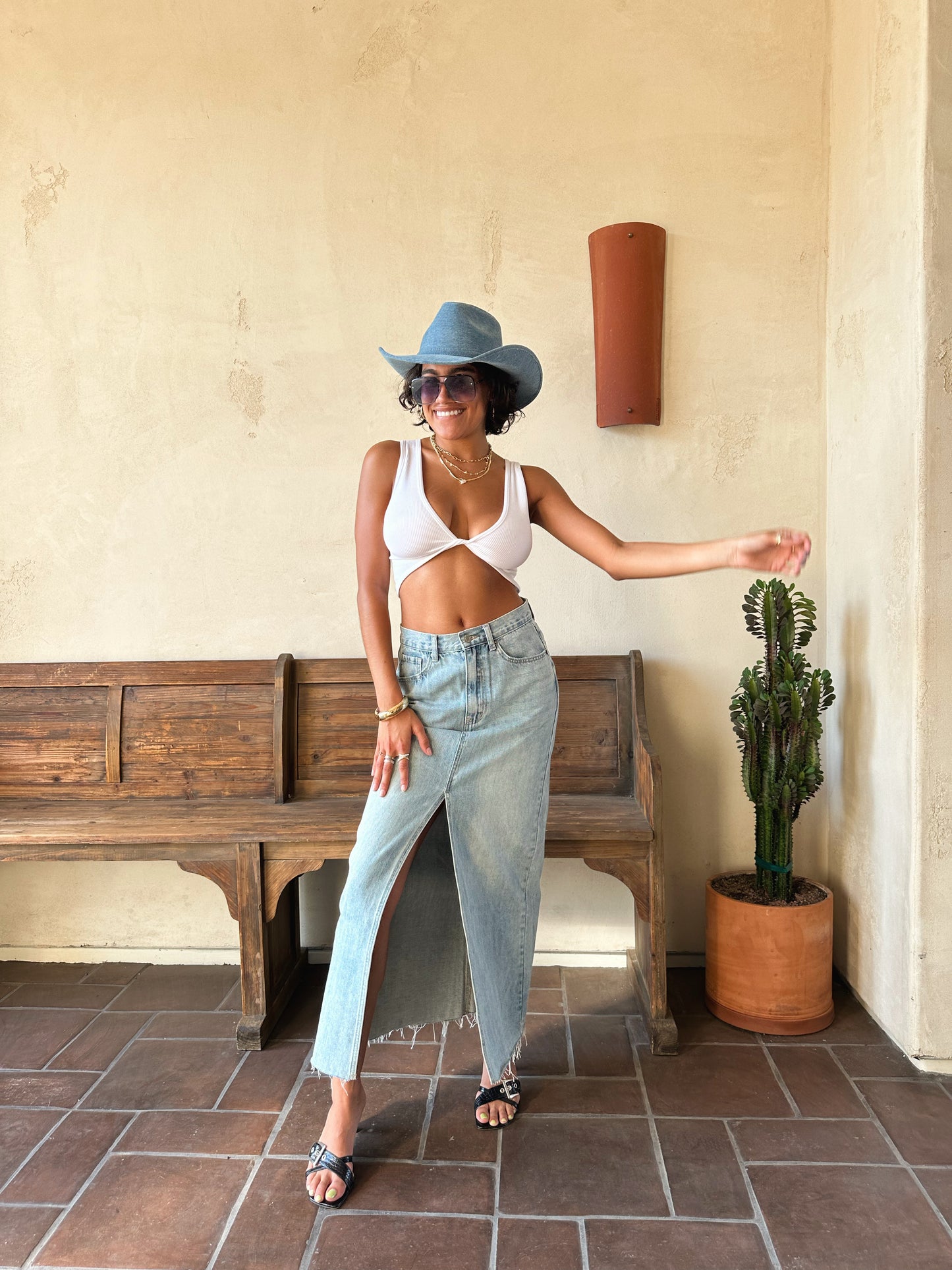 Dixie Denim Skirt