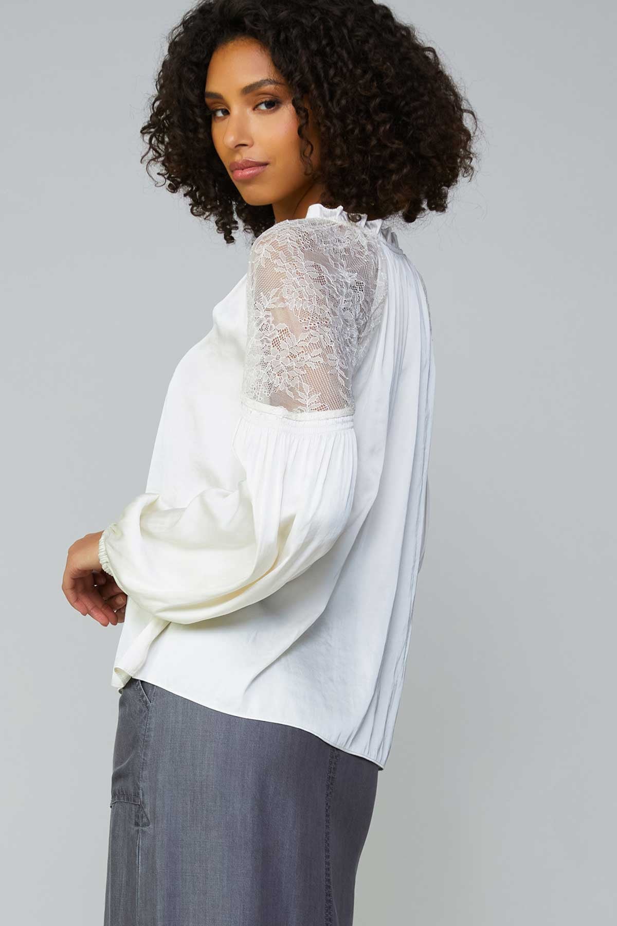 Chantelle Satin Blouse