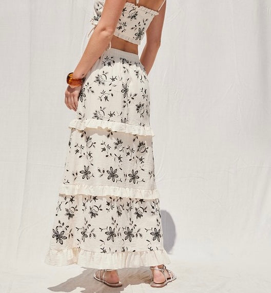 Mumu Floral Skirt