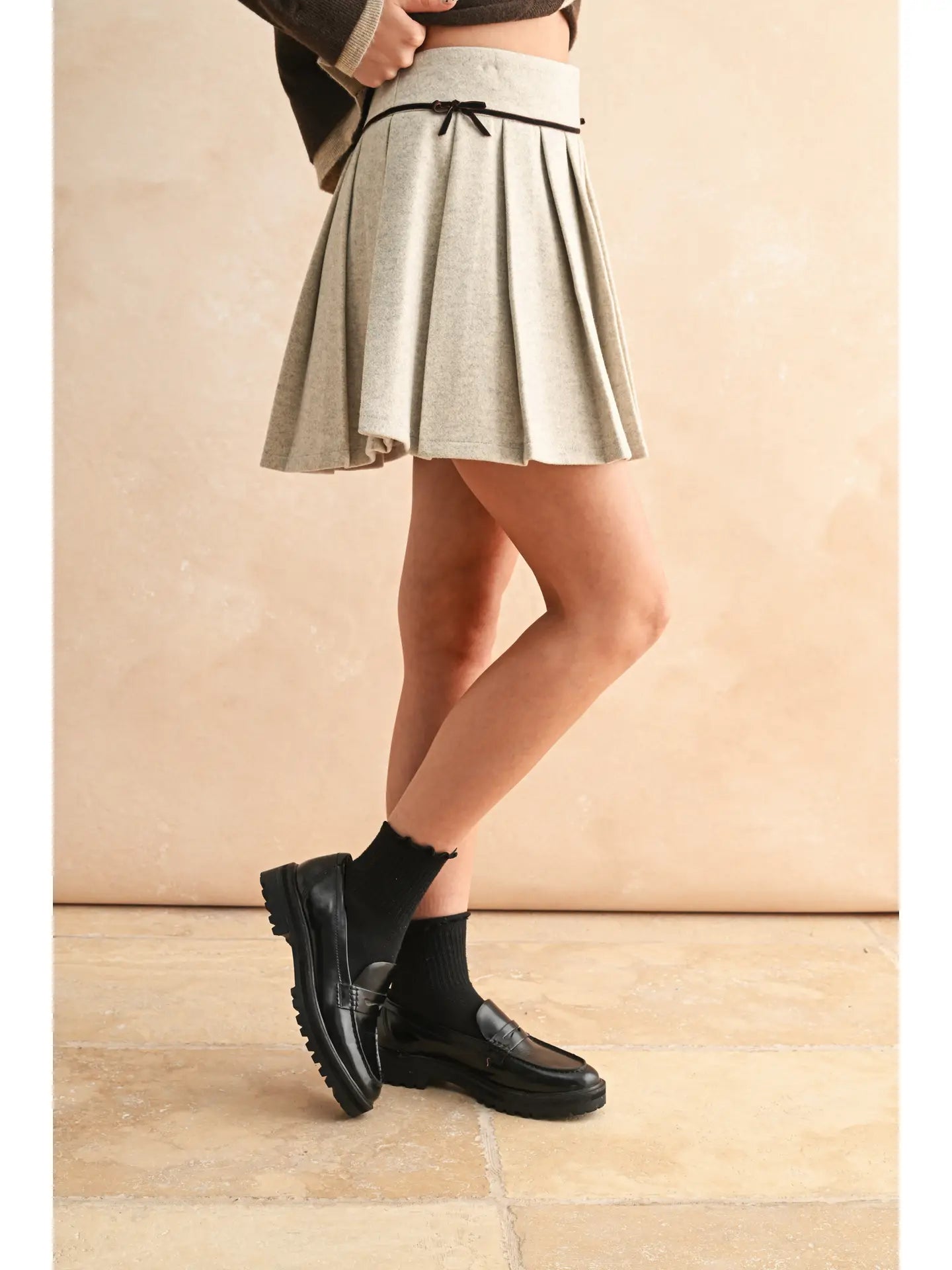 Coquette Pleats Mini Skirt