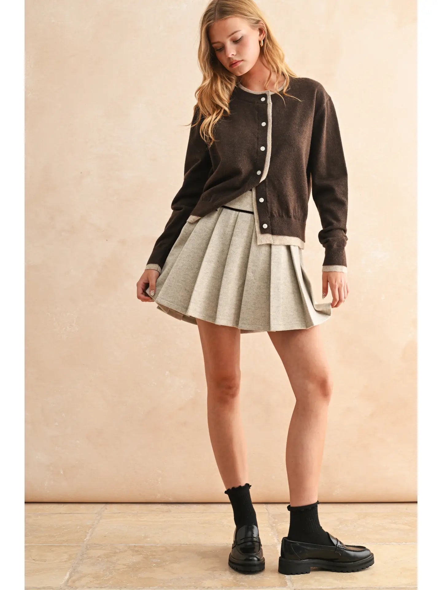 Coquette Pleats Mini Skirt