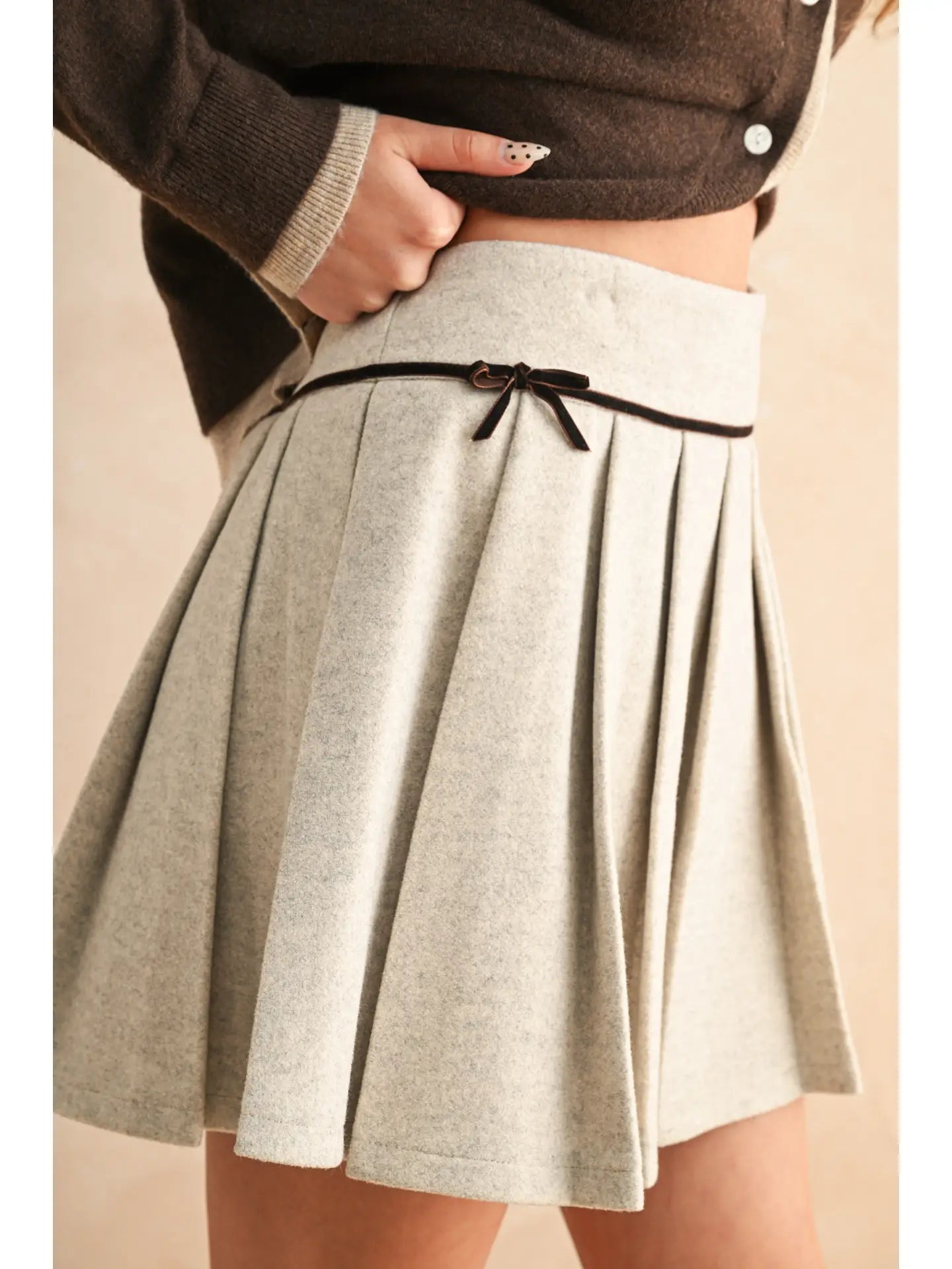 Coquette Pleats Mini Skirt