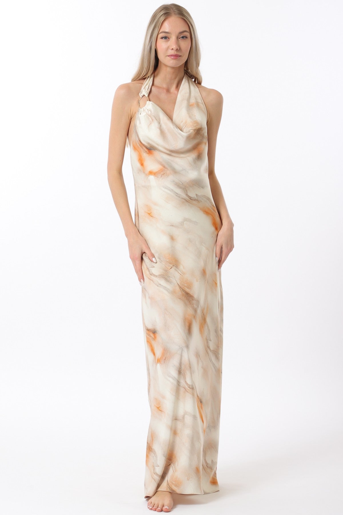 Apricot Maxi Dress