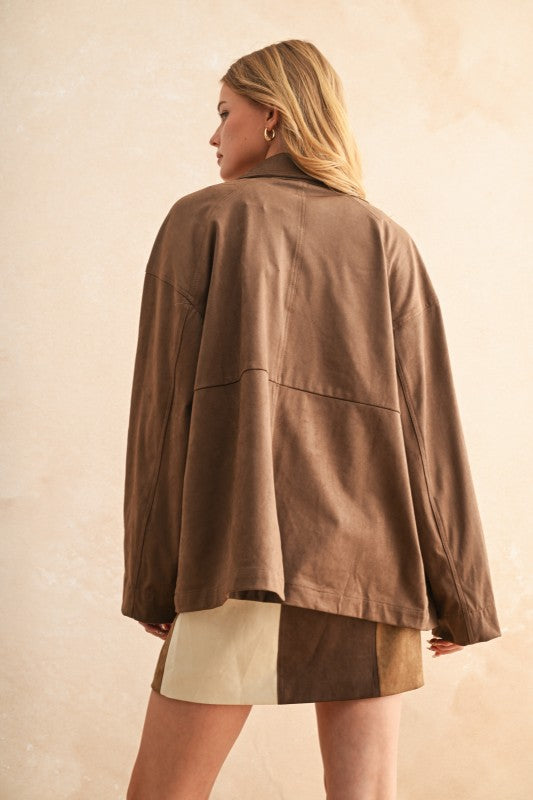 Maple Wood Front Button Jacket