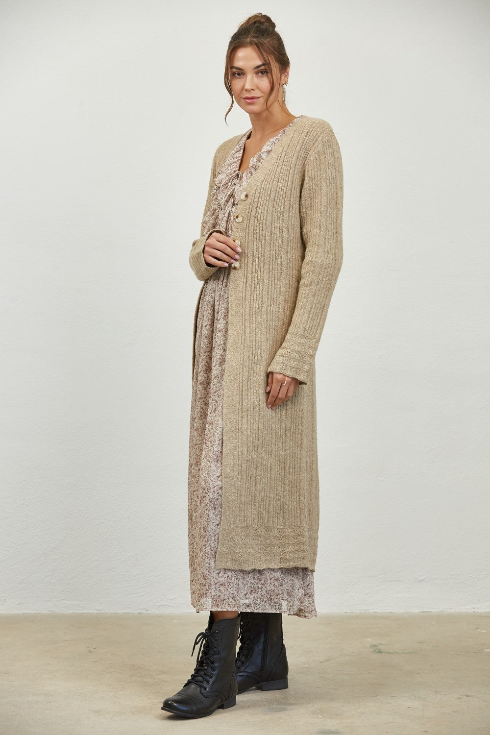 City Line Long Sweater Cardigan