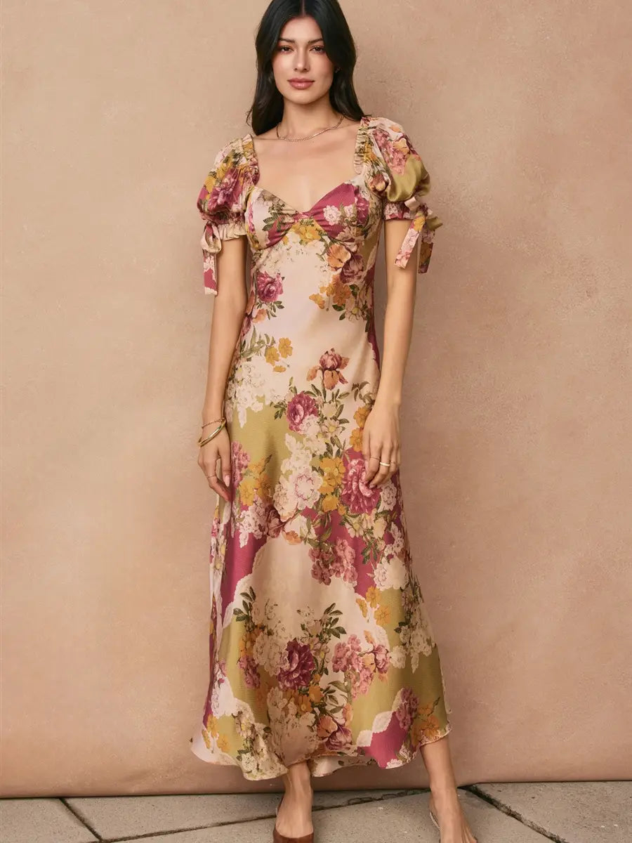 Fresh Off The Market Midi Dress