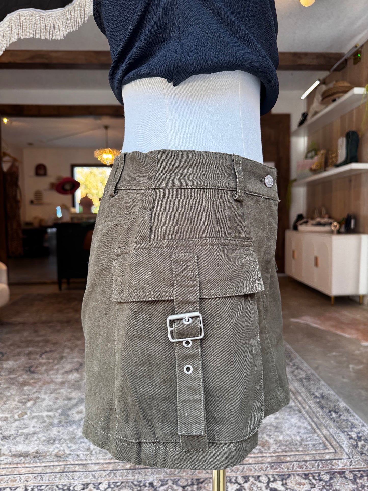 Moto Mini Skirt