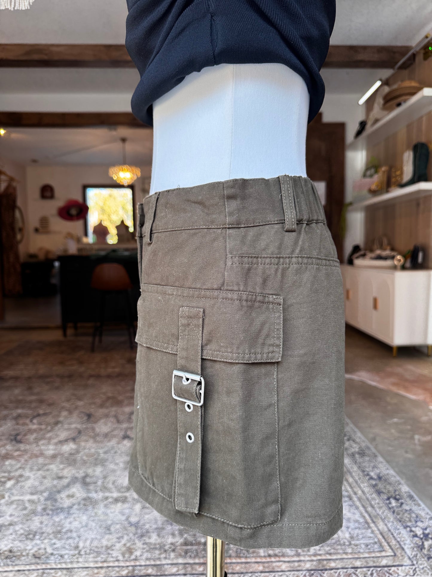 Moto Mini Skirt