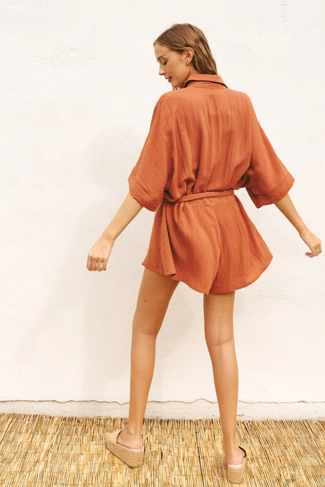 Amelia Woven Romper