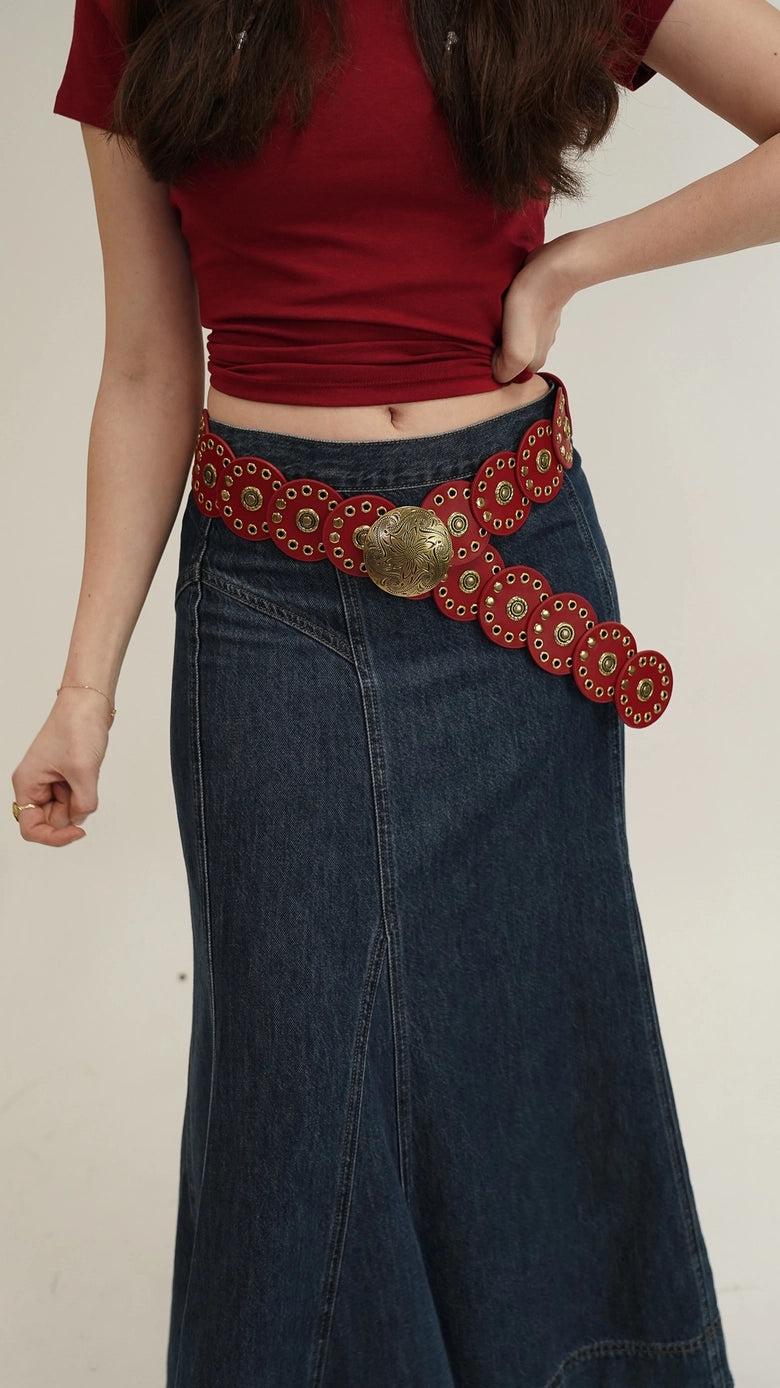 Western Arrow Circle Belt