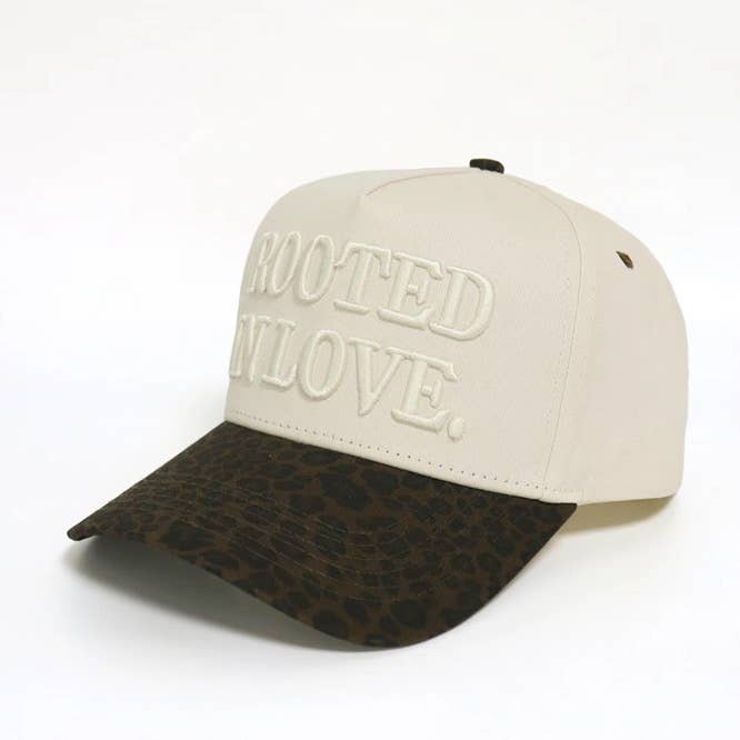 Leopard print Rooted In Love hat
