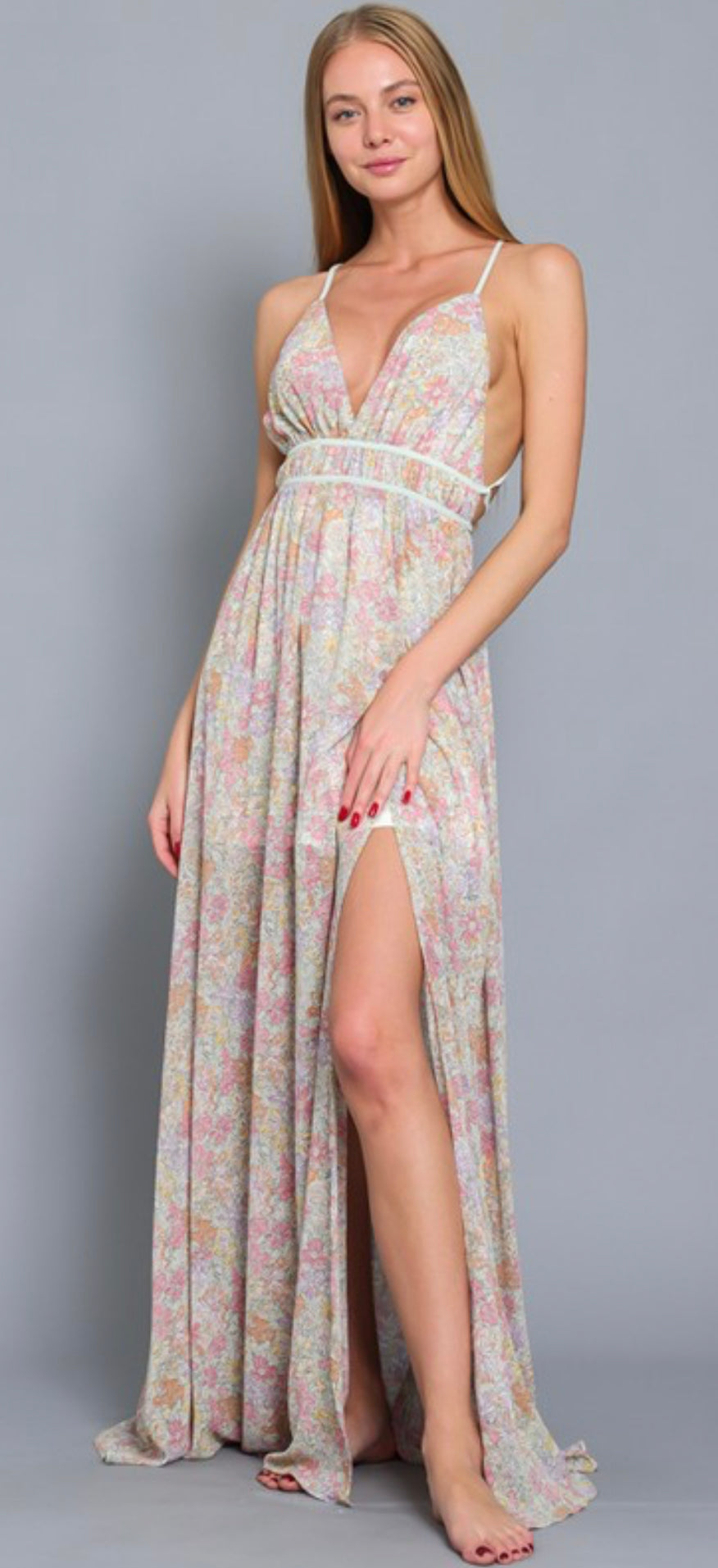 Flower Power Maxi Dress