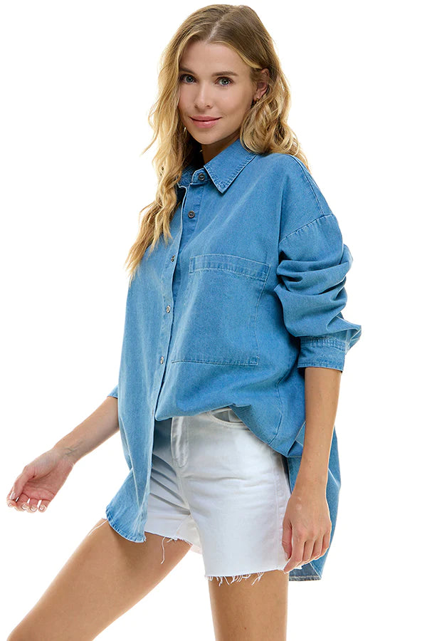 Rosalia Denim Shacket
